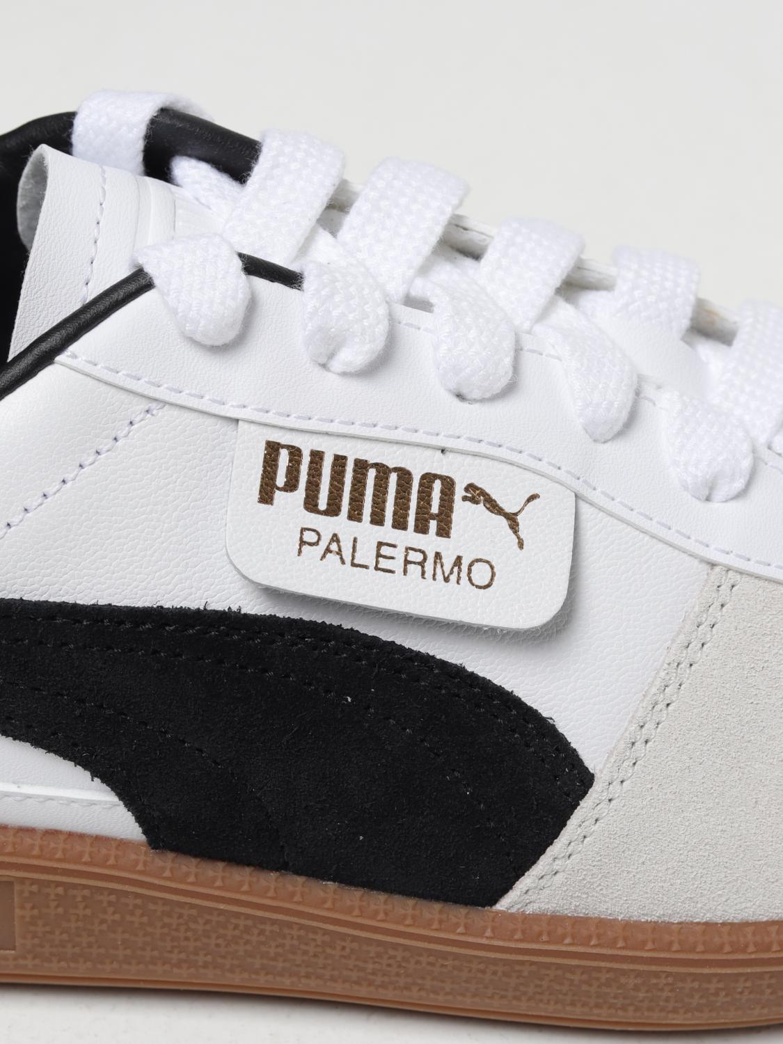 PUMA SNEAKERS: Puma Palermo sneakers in suede, White - Img 4