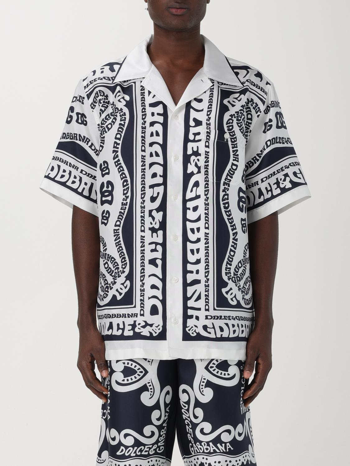 Dolce & Gabbana Shirt men - Blue | G5JH9THI1QE | GIGLIO.COM