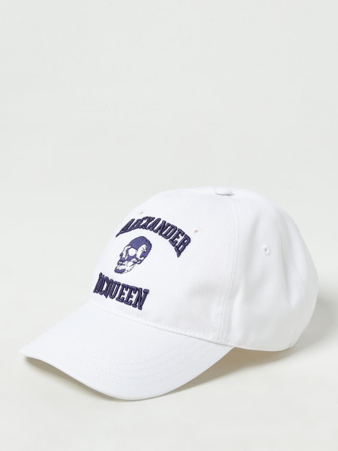 MCQUEEN 모자: 모자 남성 McQueen, 화이트 - Img 1
