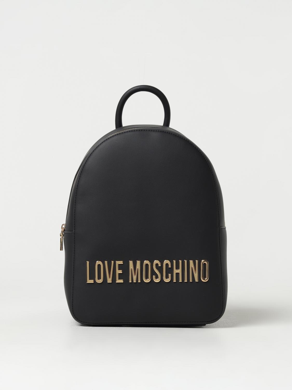 Love moschino leather backpack best sale