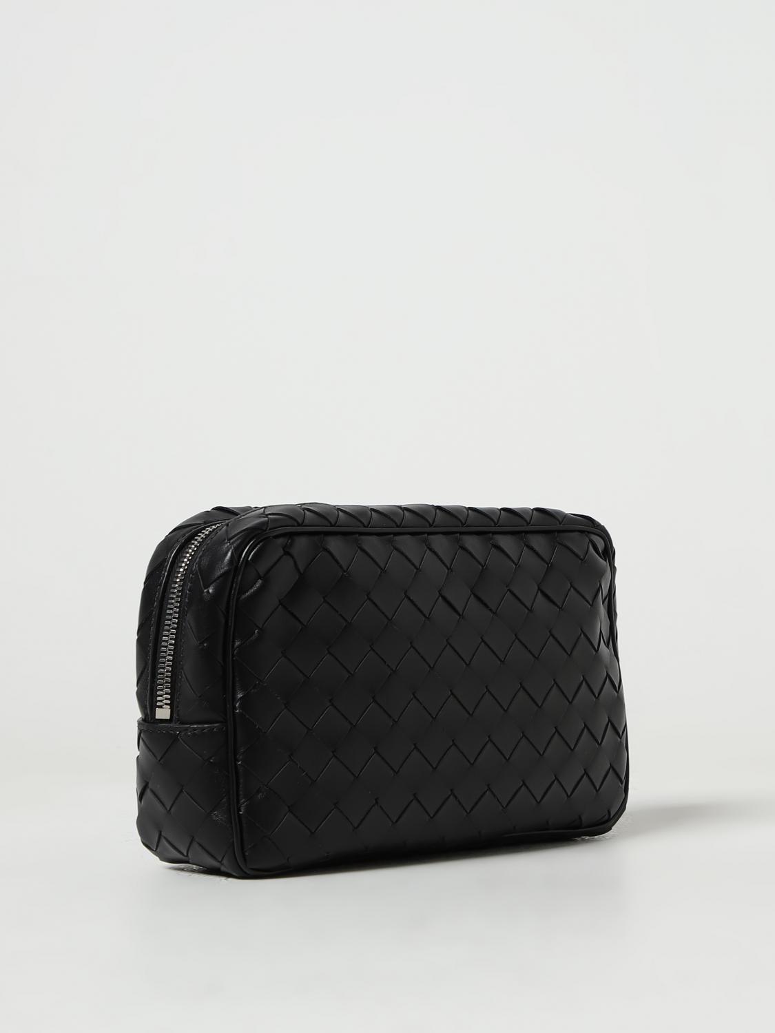 BOTTEGA VENETA PORTADOCUMENTI: Clutch Intrecciato Bottega Veneta in nappa intrecciata, Nero - Img 2