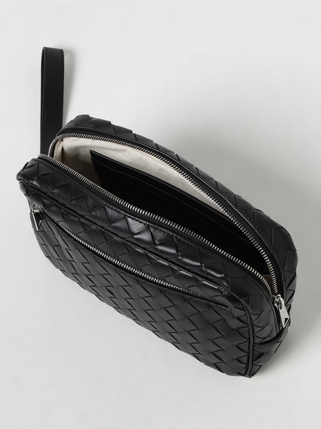 BOTTEGA VENETA PORTADOCUMENTI: Clutch Intrecciato Bottega Veneta in nappa intrecciata, Nero - Img 4