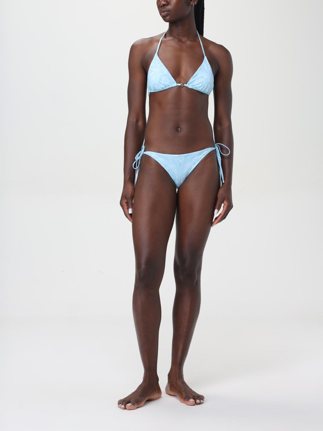 VERSACE BADEMODE: Bademode damen Versace, Hellblau - Img 6