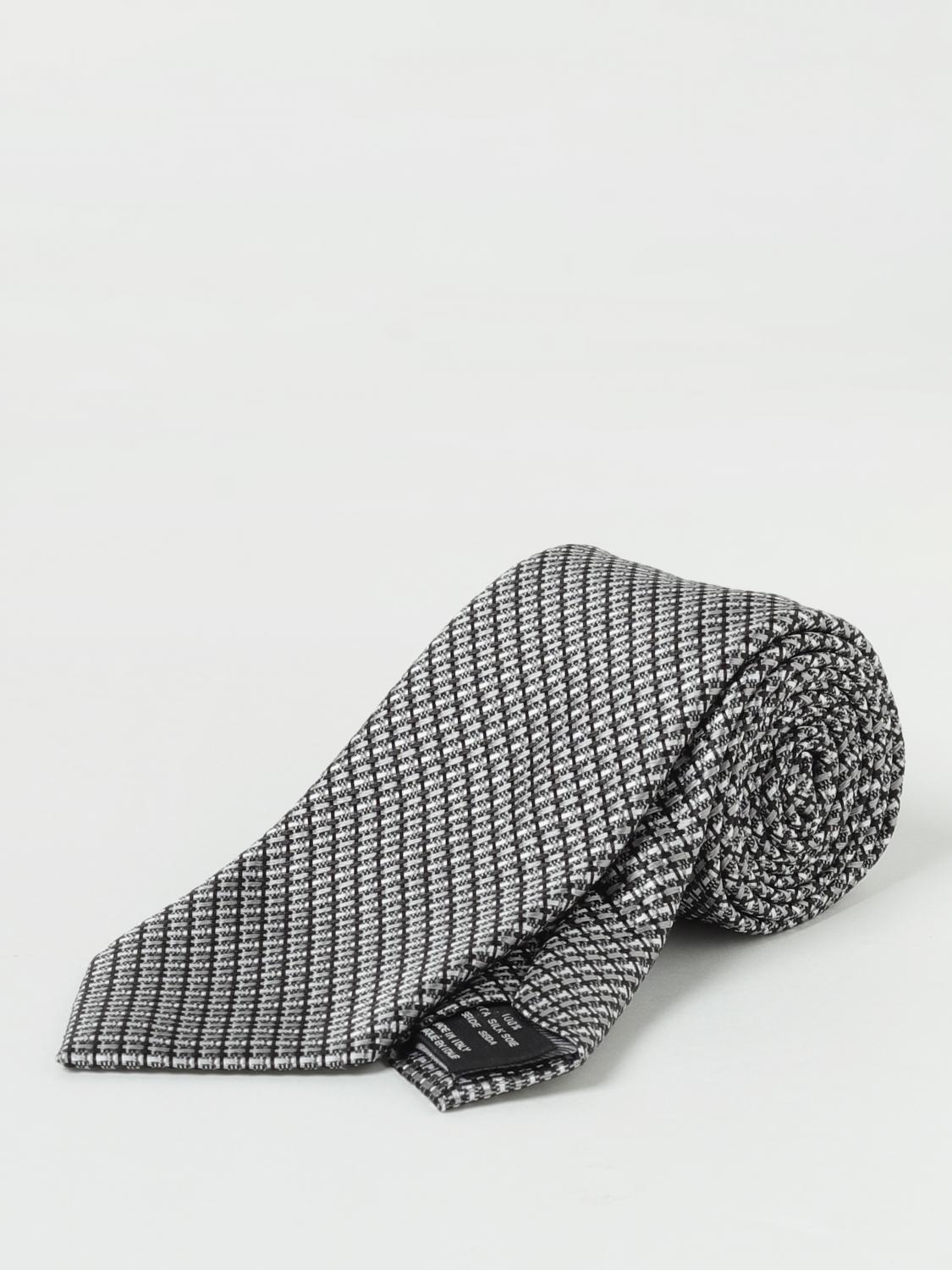 TOM FORD - Man - Silver - Tie main image 1