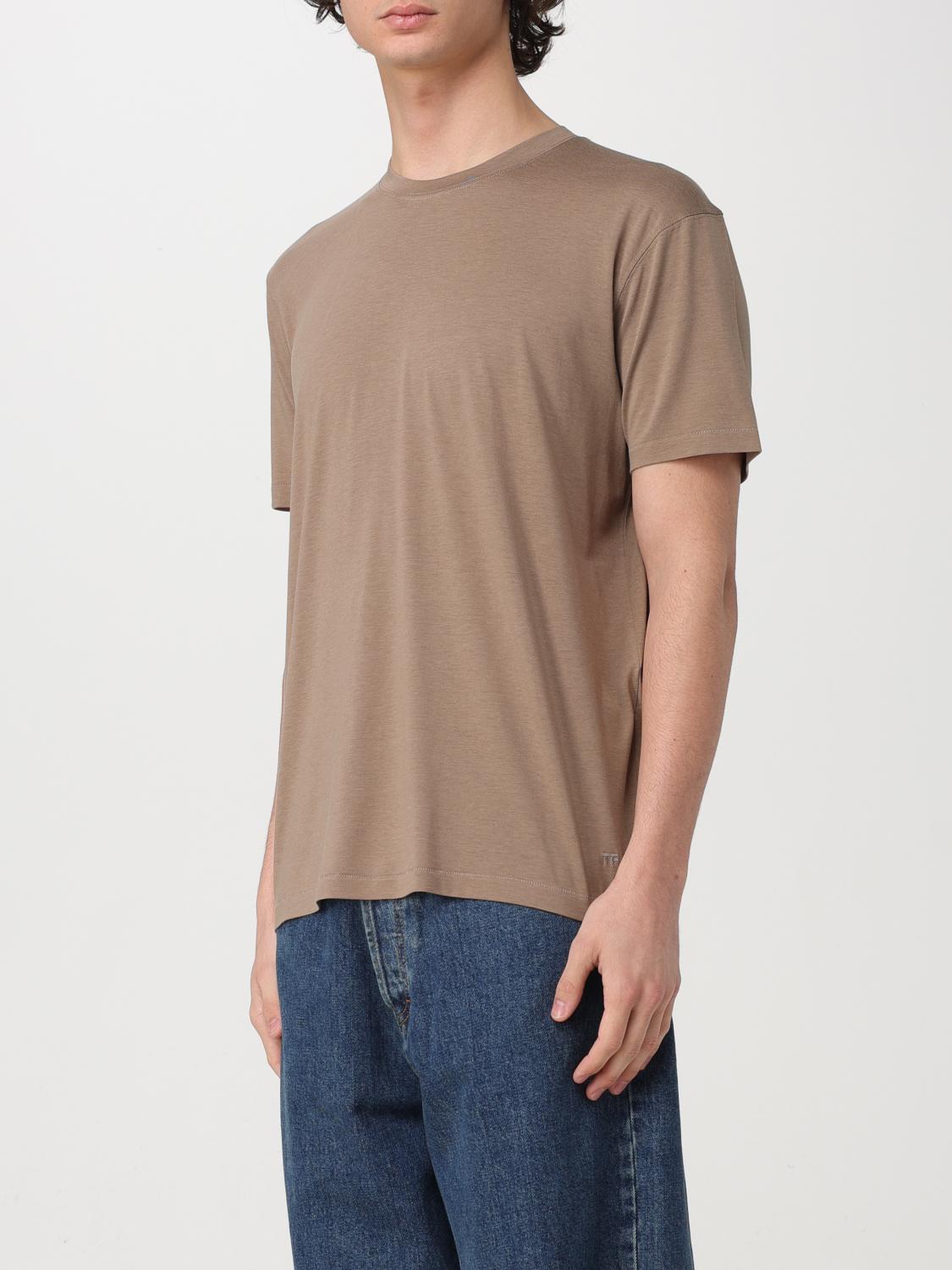 TOM FORD CAMISETA: Camiseta de algodón Tom Ford, Verde - Img 3
