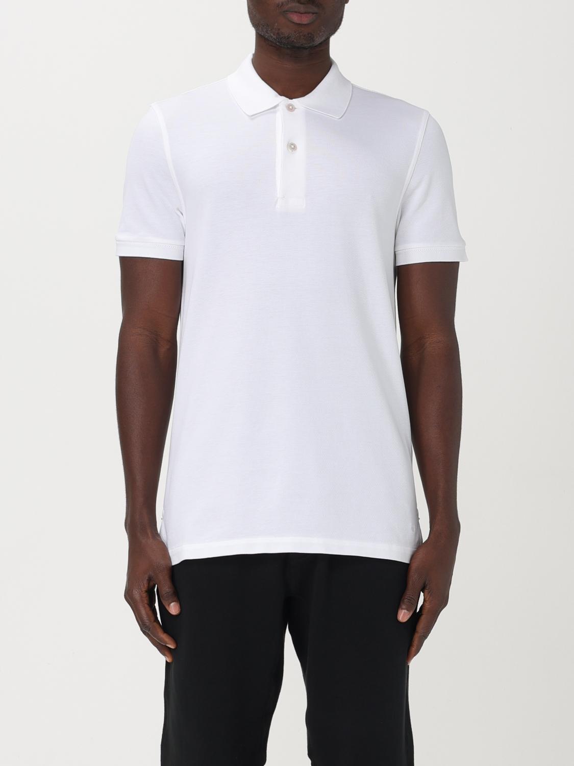 TOM FORD POLO: Polo herren Tom Ford, Weiß - Img 1