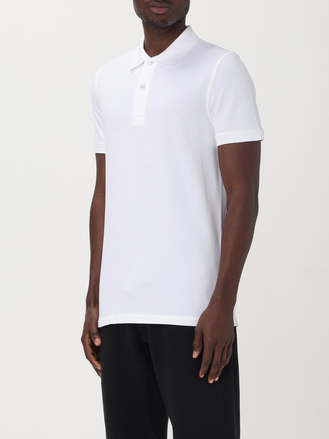 TOM FORD POLO: Polo herren Tom Ford, Weiß - Img 4