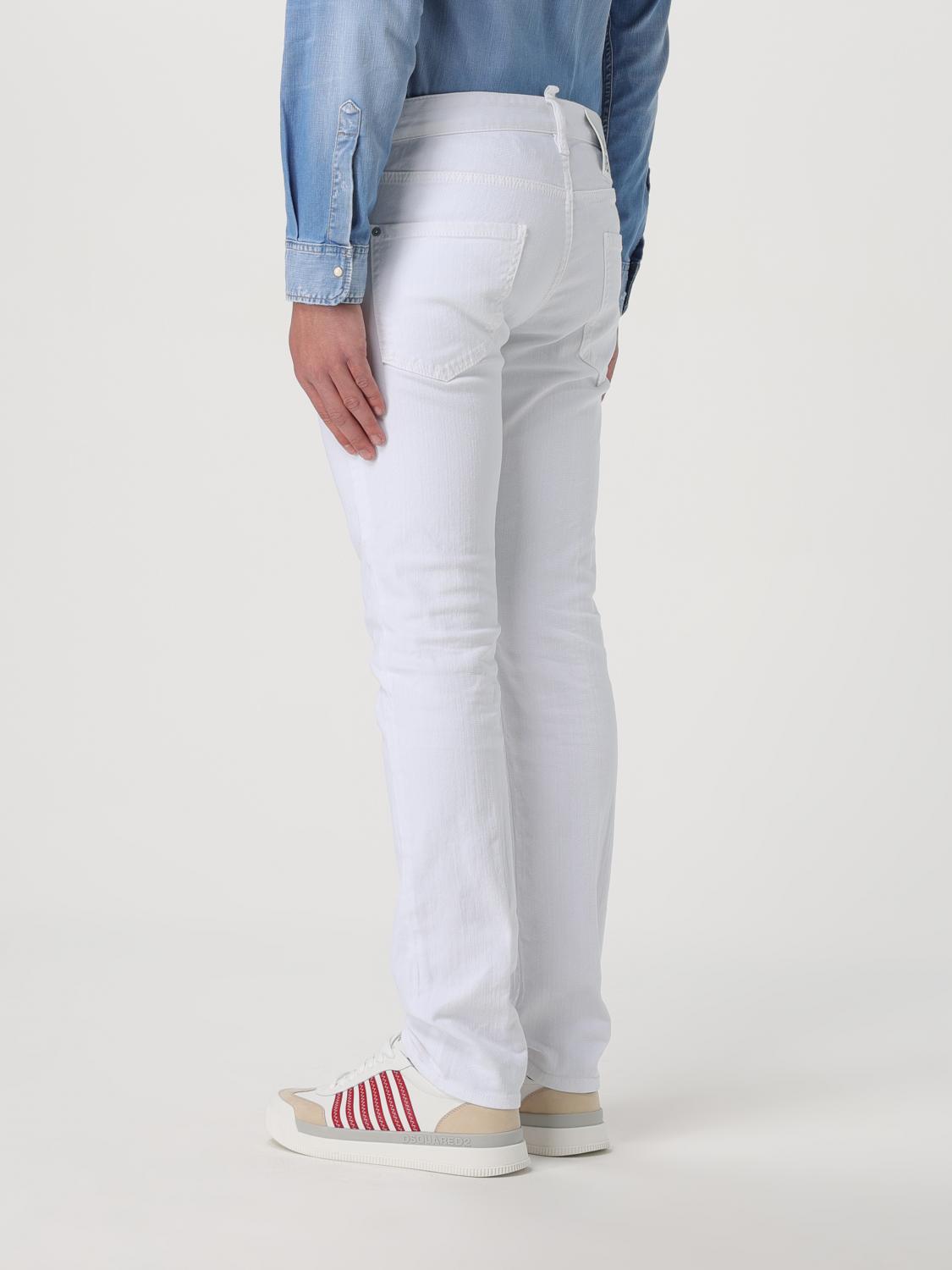 Dsquared2 パンツ メンズ - ホワイト | S74LB1492S39781 | GIGLIO.COM