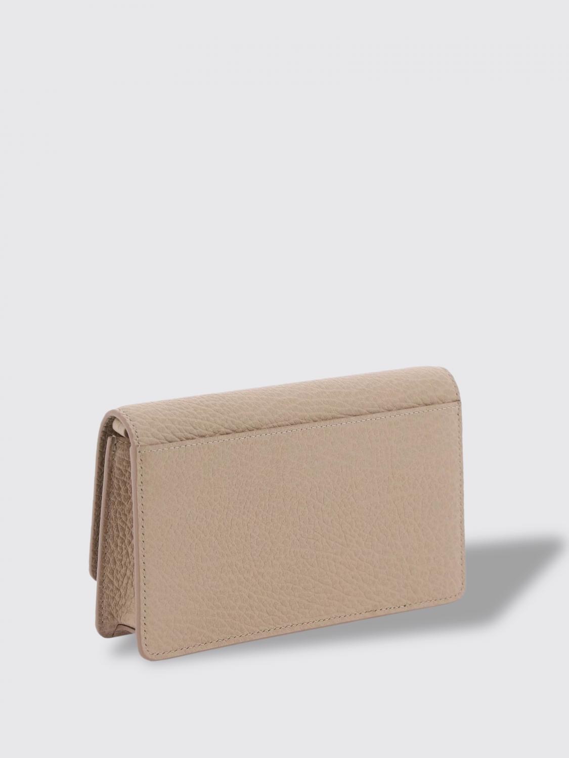 MAISON MARGIELA MINI BOLSO: Bolso cartera Maison Margiela de piel granulada, Marrón - Img 2