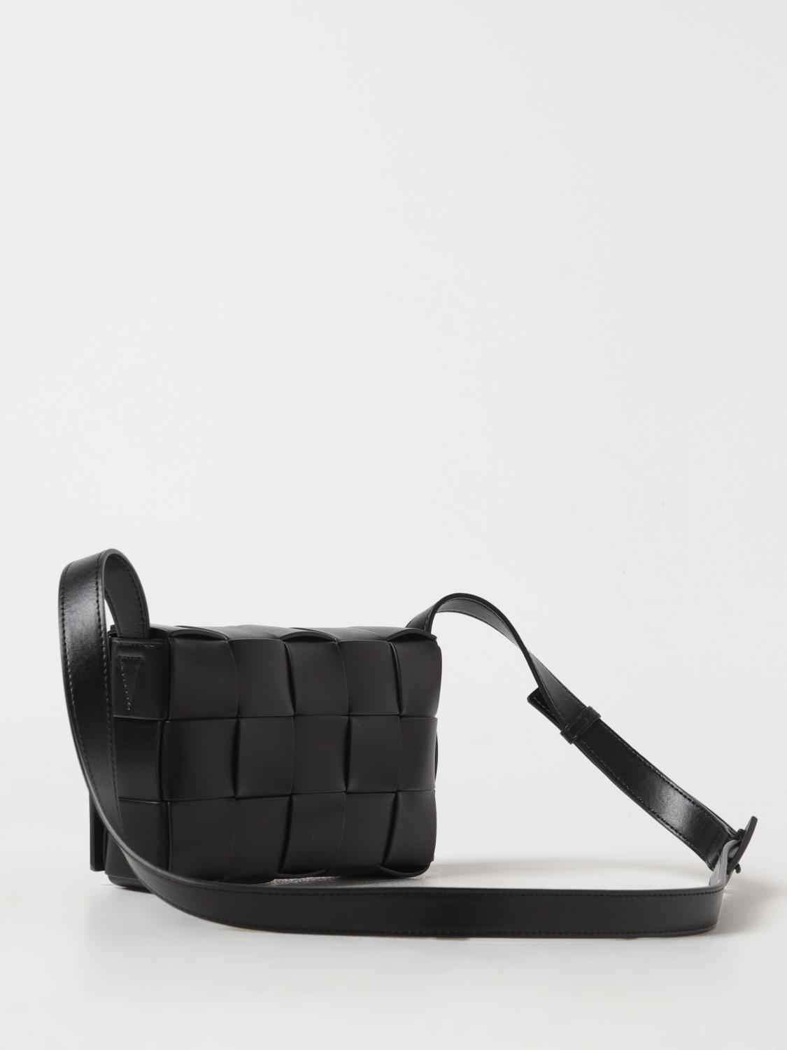 BOTTEGA VENETA SHOULDER BAG: Bottega Veneta Cassette bag in woven leather, Black 1 - Img 3