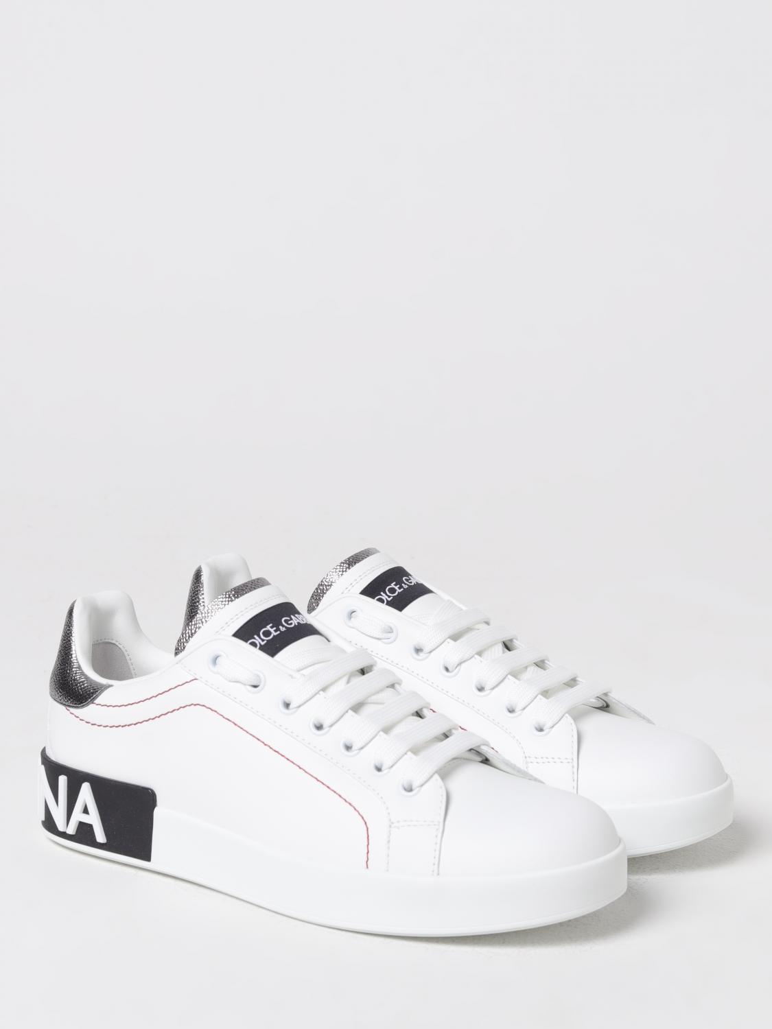 Dolce & Gabbana Outlet: Portofino sneakers in leather