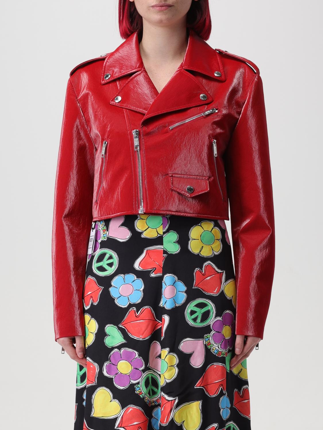 Moschino Jeans Jacket woman - Red | 06133221 | GIGLIO.COM