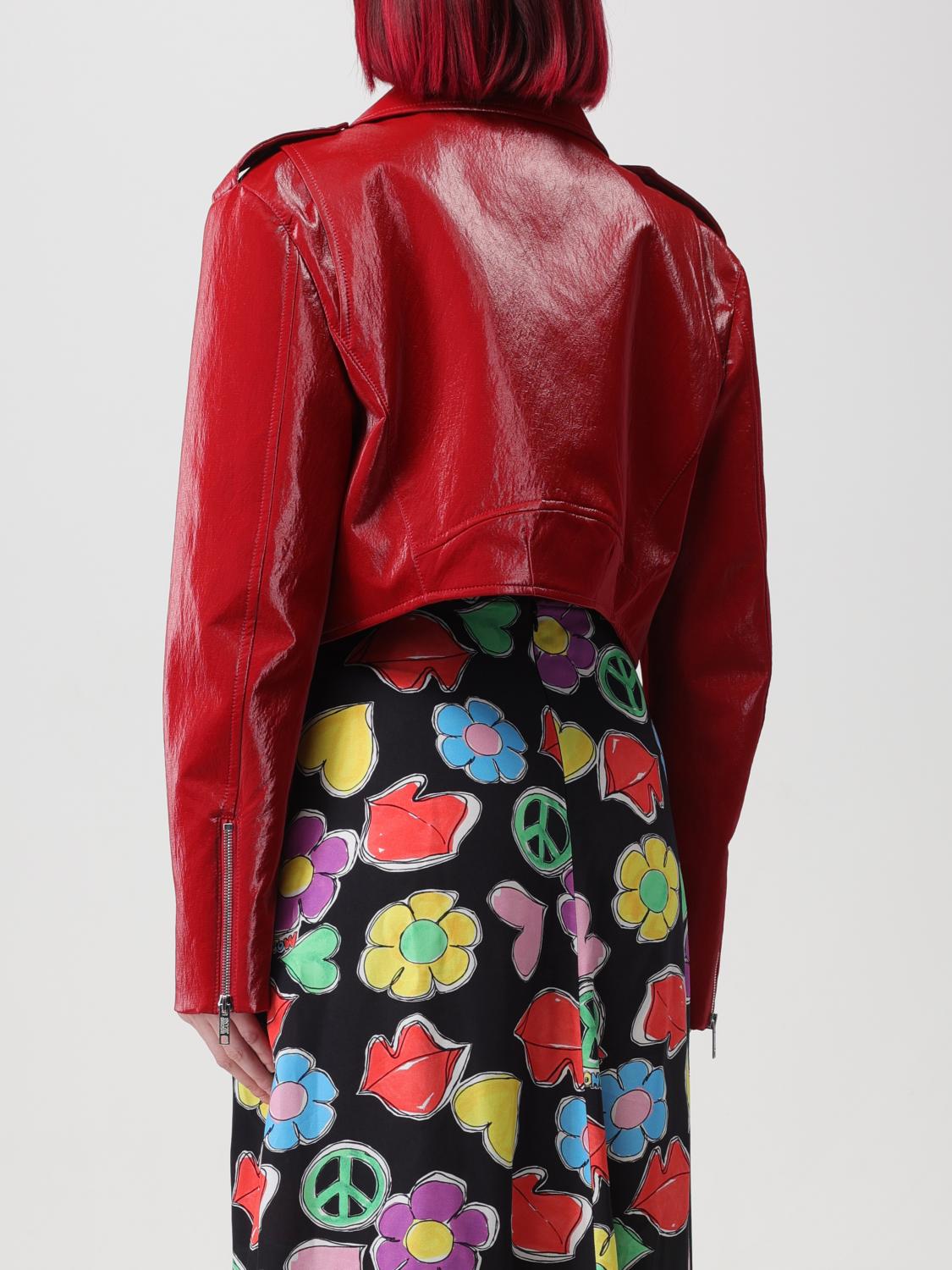 Moschino Jeans Jacket woman - Red | 06133221 | GIGLIO.COM