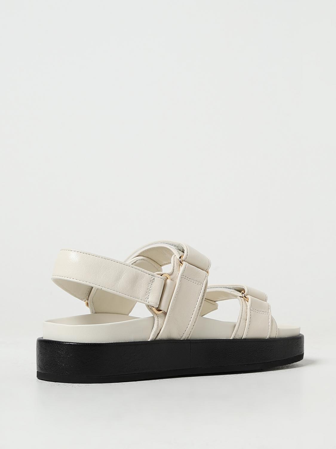 シューズ・サンダルその他 TORY BURCH Woman Flat sandals White 144328 104 TORY BURCH：フラットサンダル レディース - ホワイト | GIGLIO
