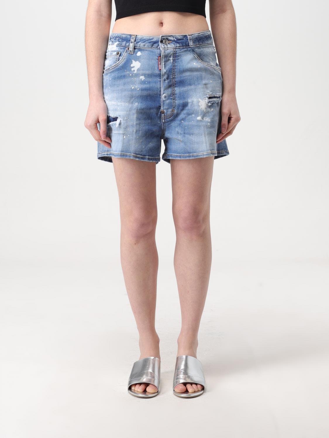 DSQUARED2 SHORT: Short femme Dsquared2, Denim - Img 1