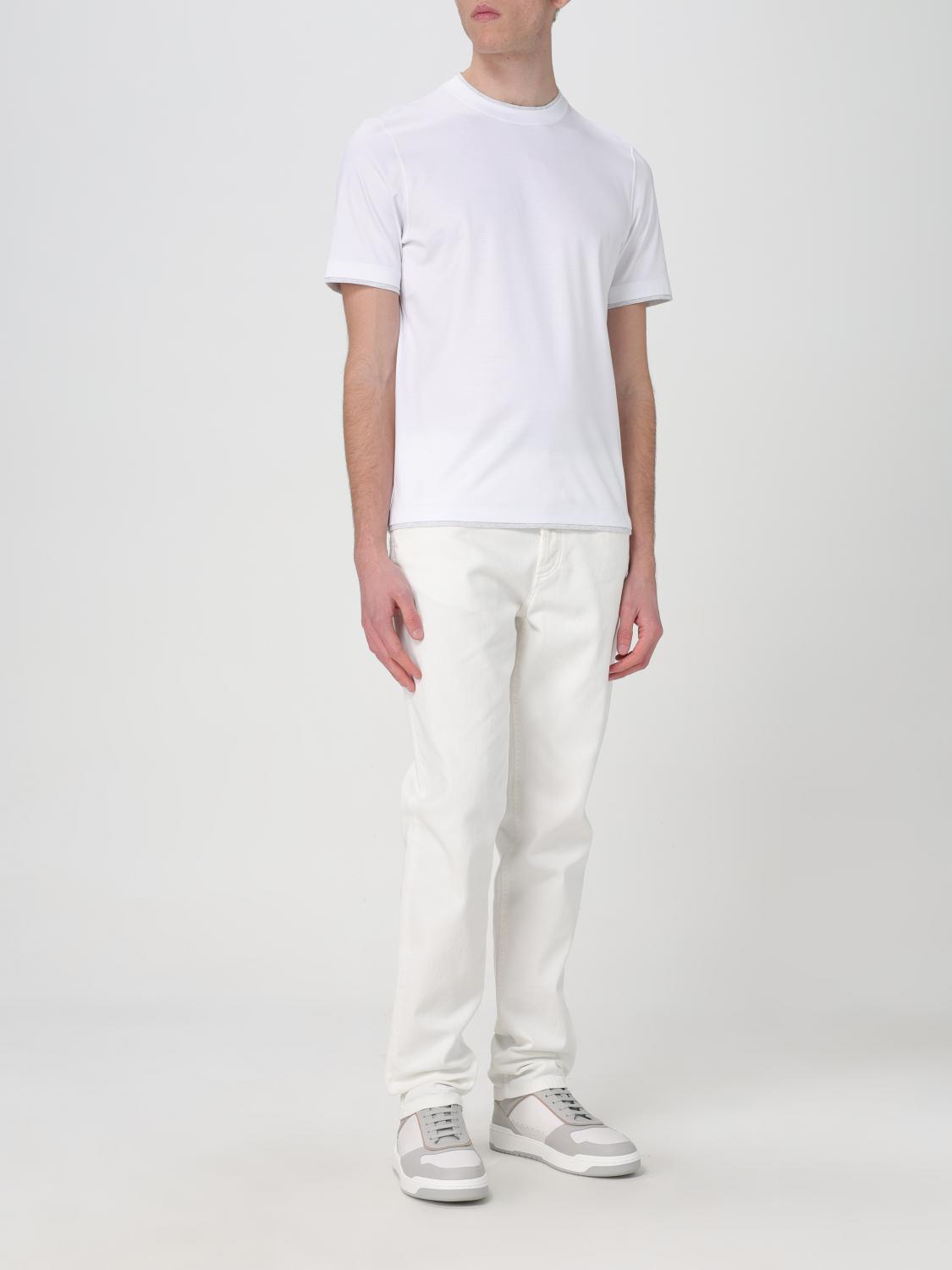 BRUNELLO CUCINELLI PANTS: Pants men Brunello Cucinelli, White - Img 2