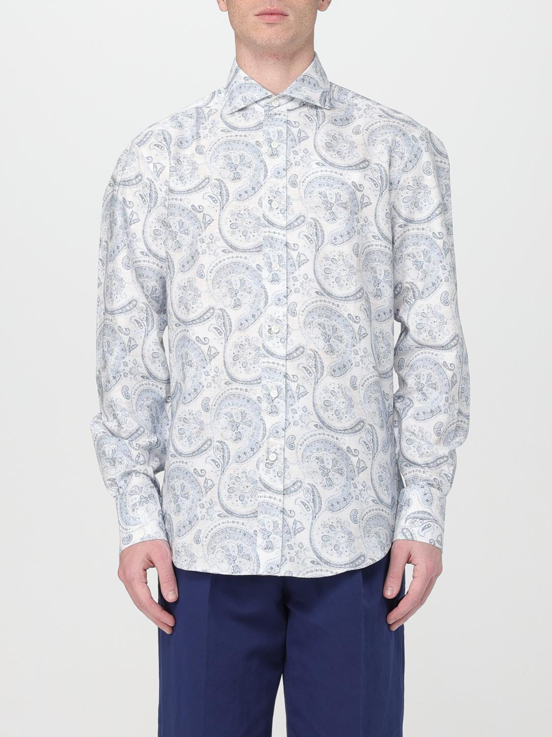 BRUNELLO CUCINELLI HEMD: Hemd herren Brunello Cucinelli, Blau - Img 1