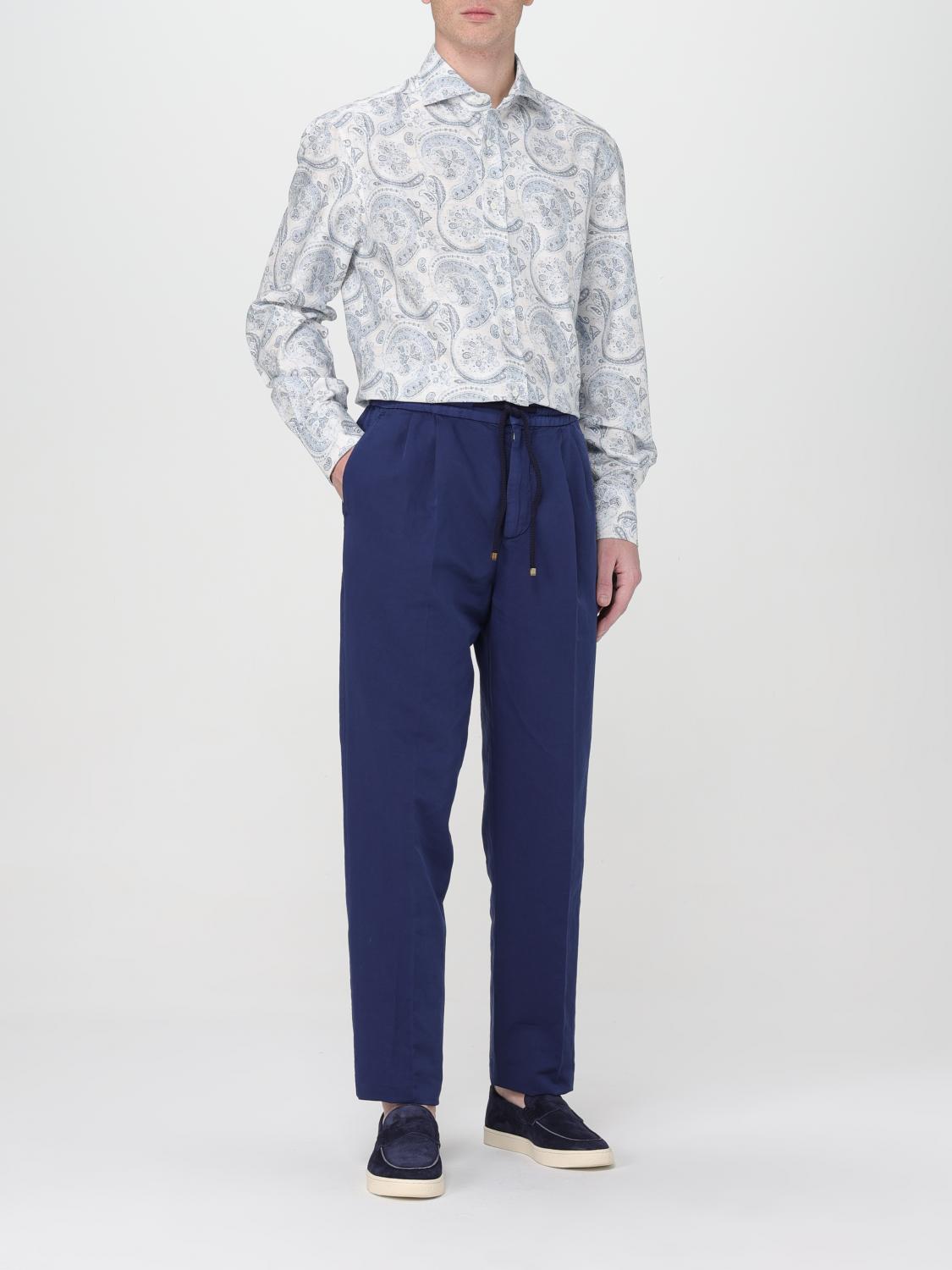 BRUNELLO CUCINELLI HEMD: Hemd herren Brunello Cucinelli, Blau - Img 2