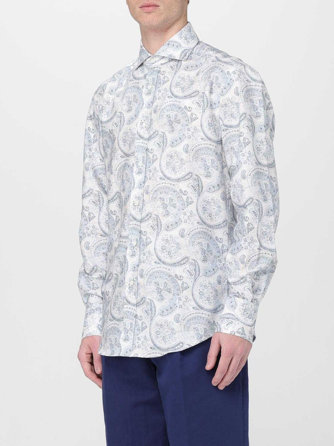 BRUNELLO CUCINELLI HEMD: Hemd herren Brunello Cucinelli, Blau - Img 4