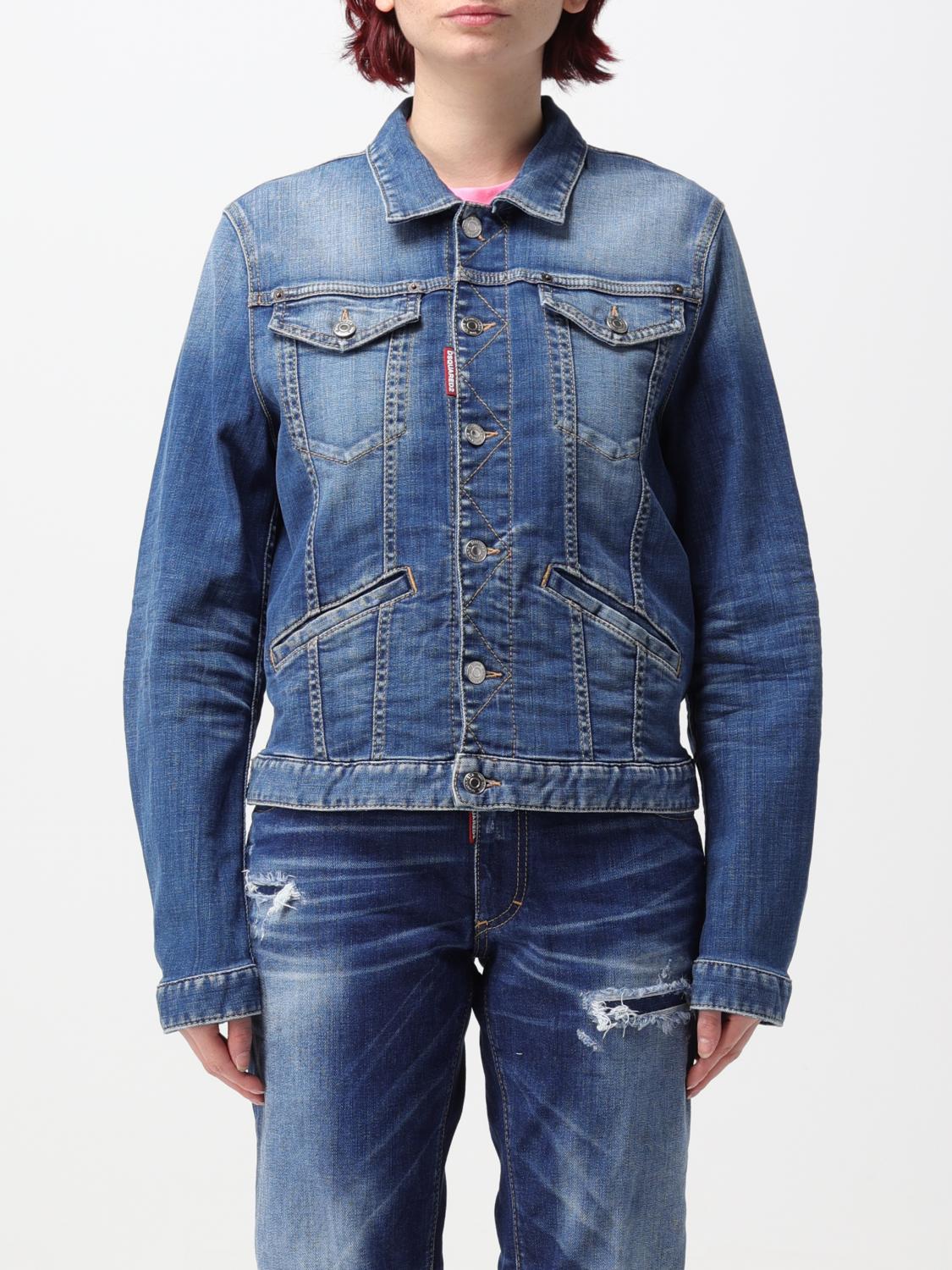 DSQUARED2 JACKE: Jacke damen Dsquared2, Blau - Img 1