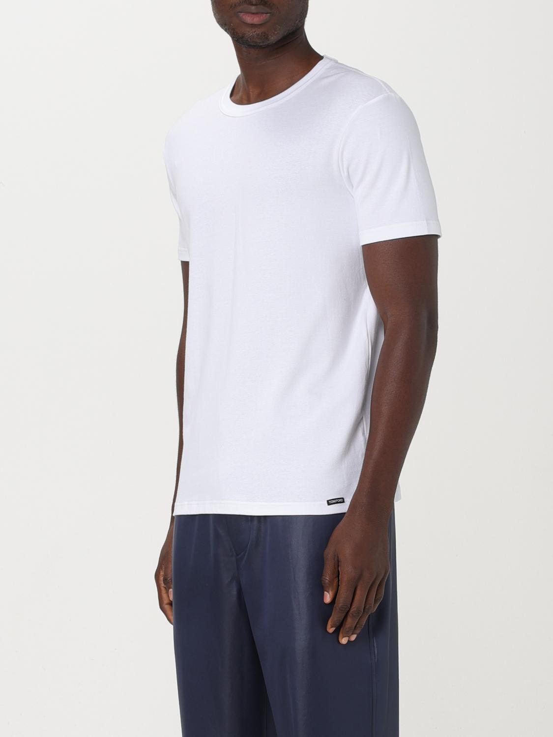 TOM FORD T-SHIRT: Unterwäsche herren Tom Ford, Weiß - Img 4