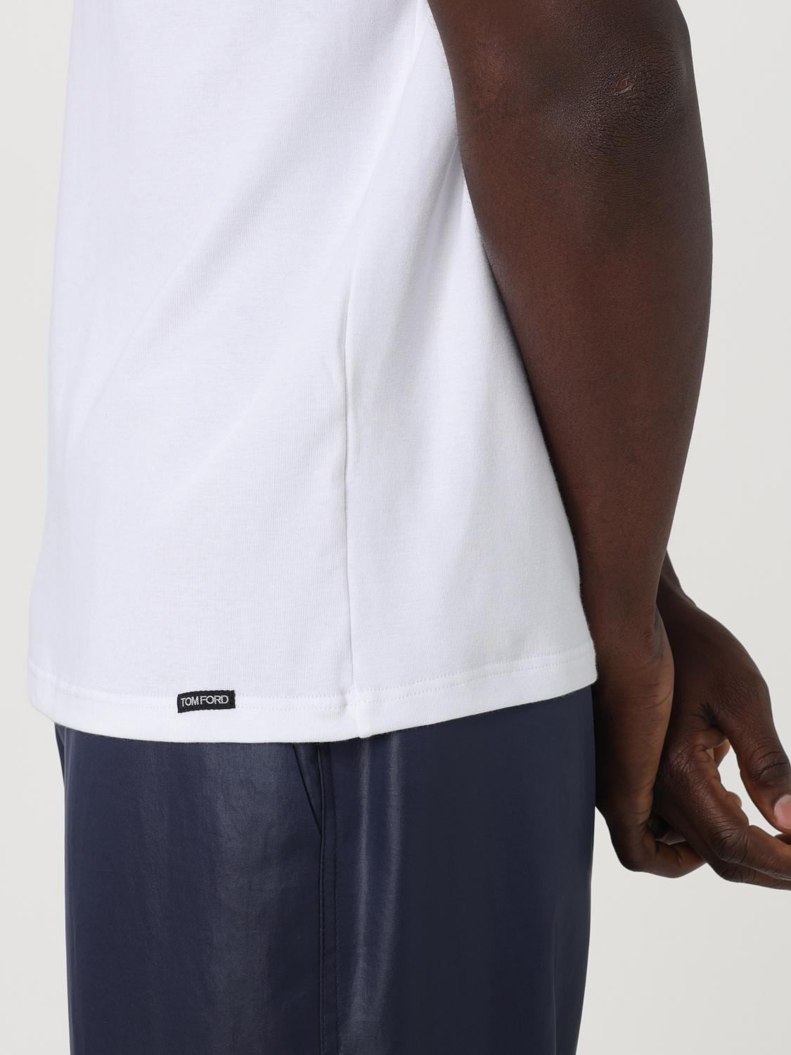 TOM FORD T-SHIRT: Unterwäsche herren Tom Ford, Weiß - Img 5