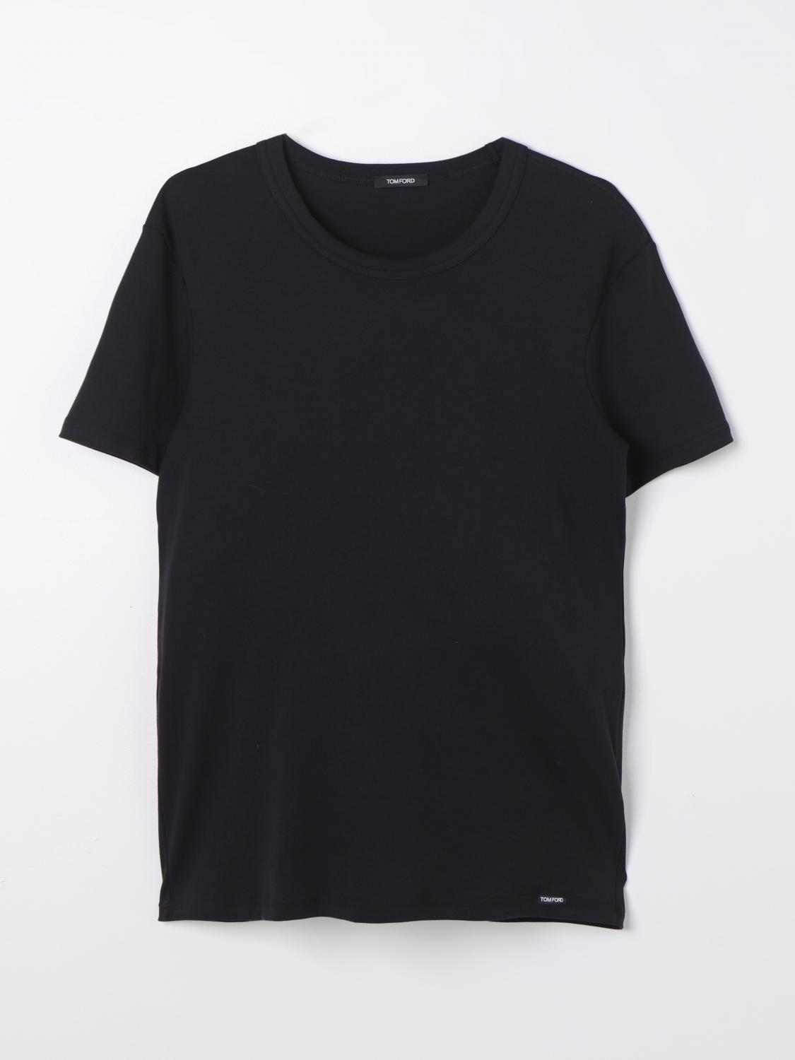TOM FORD T-SHIRT: T-shirt Tom Ford in jersey di cotone , Nero - Img 1