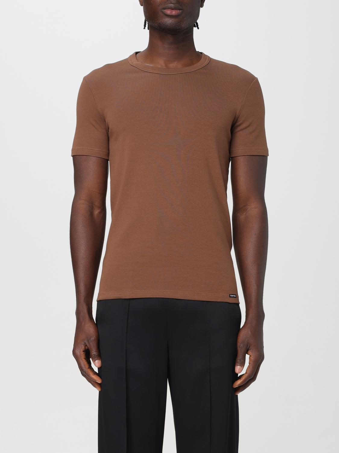 TOM FORD T-SHIRT: T-shirt Tom Ford in jersey di cotone , Nudo - Img 1