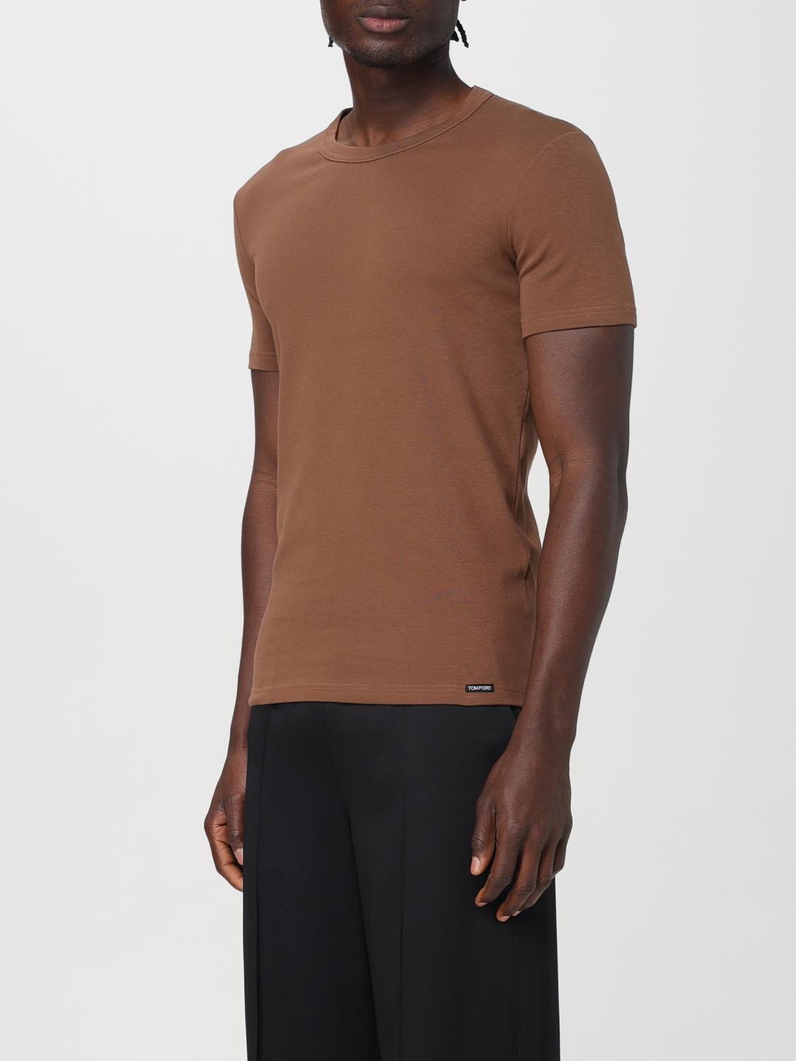 TOM FORD T-SHIRT: T-shirt Tom Ford in jersey di cotone , Nudo - Img 3