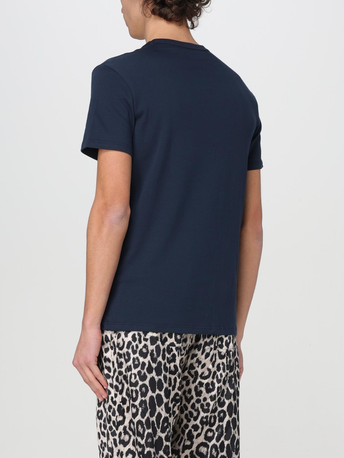 TOM FORD T-SHIRT: T-shirt Tom Ford in jersey di cotone , Blue 1 - Img 3