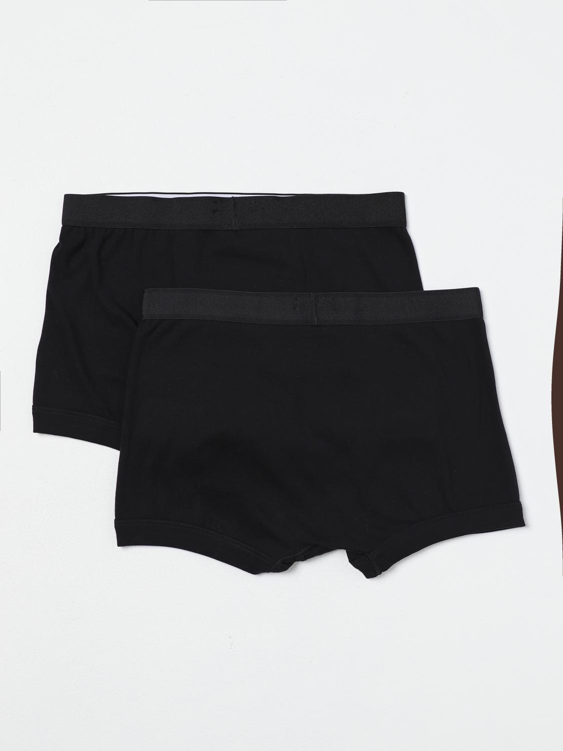 TOM FORD UNDERWEAR: Tom Ford Set of 2 Stretch Cotton Boxers, Black - Img 2