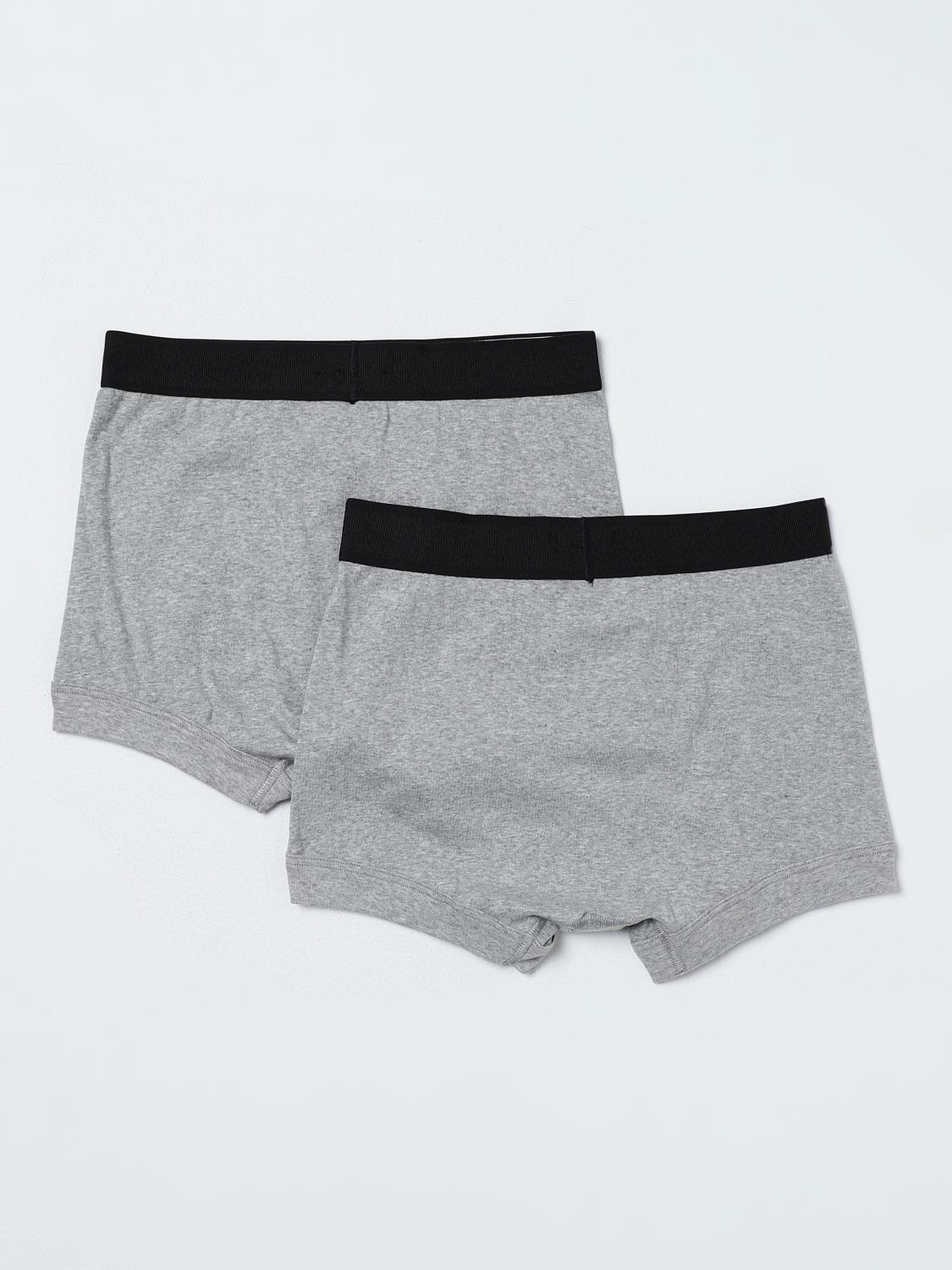 TOM FORD ROPA INTERIOR: Set de 2 bóxers Tom Ford de algodón elástico, Gris - Img 2