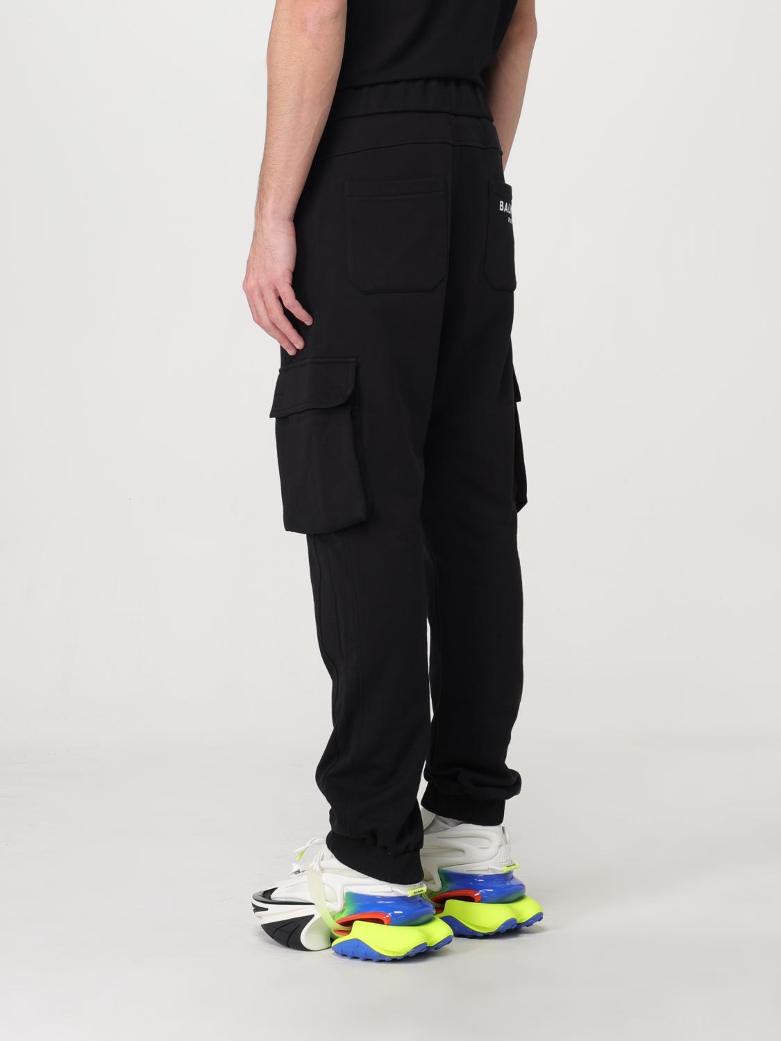 Balmain パンツ メンズ - ブラック | CH1OB295BC64 | GIGLIO.COM