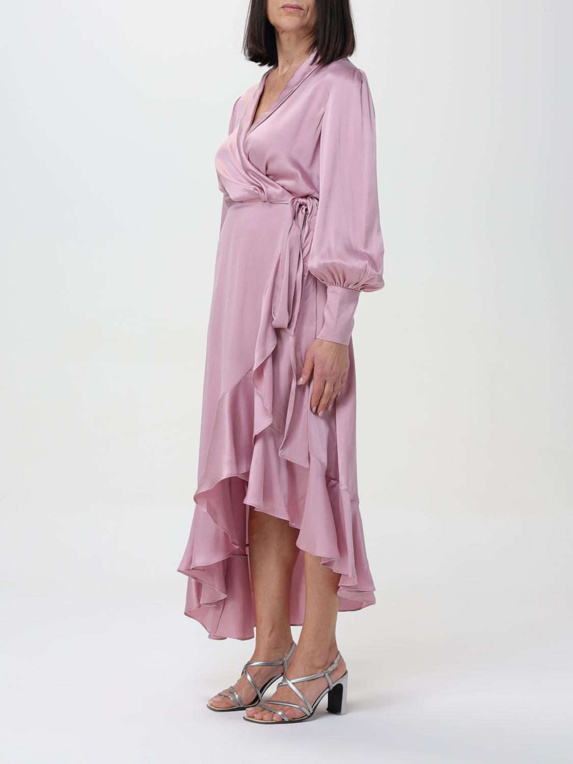 zimmermann pink wrap dress Zimmermann Silk Wrap Mini Dress in Petal