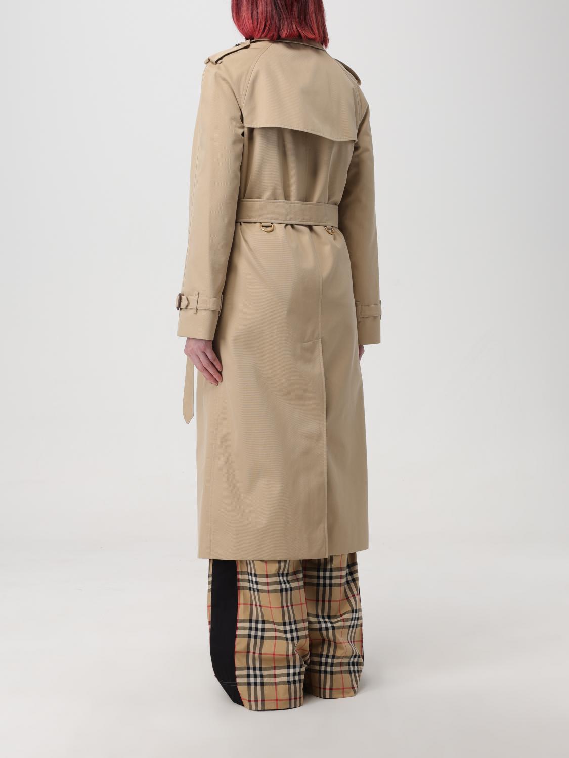 アウターその他 BURBERRY Woman Trench coat Honey 8079408 Burberry Outlet: Trench coat woman - Honey | Burberry trench