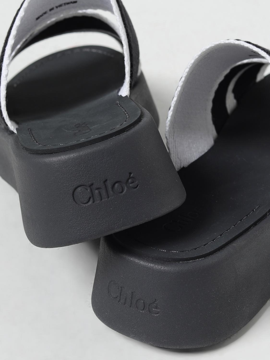 CHLOÉ：シューズ レディース - ブラック | GIGLIO.COMオンラインの