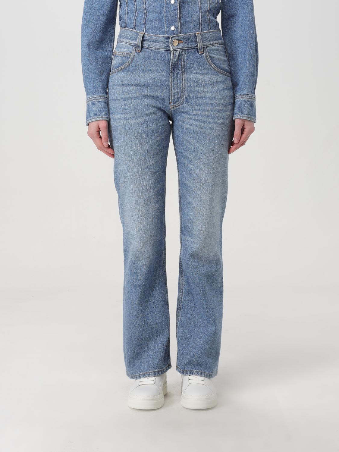 CHLOÉ JEANS: Jeans Chloè in denim , Blue - Img 1