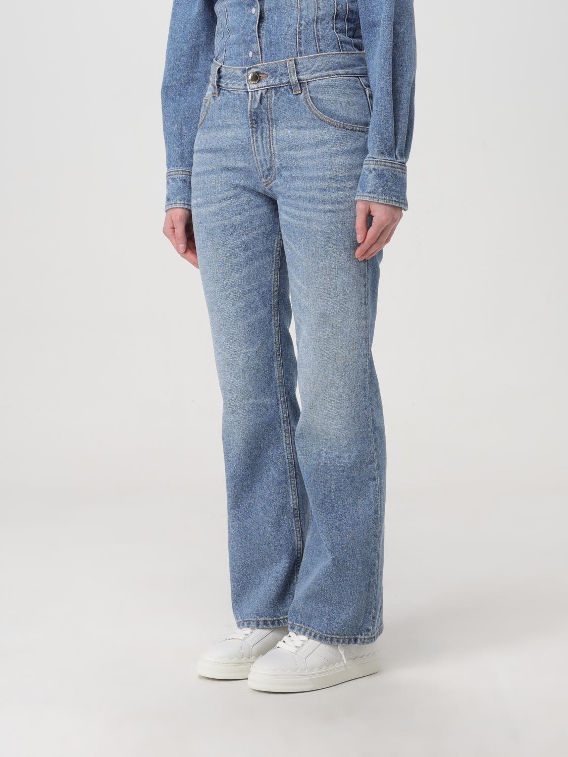 CHLOÉ JEANS: Jeans Chloè in denim , Blue - Img 4