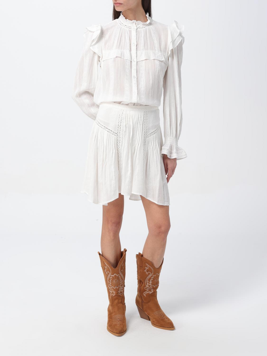 Isabel Marant Etoile Skirt woman - White | JU0169FAB1J18E | GIGLIO.COM