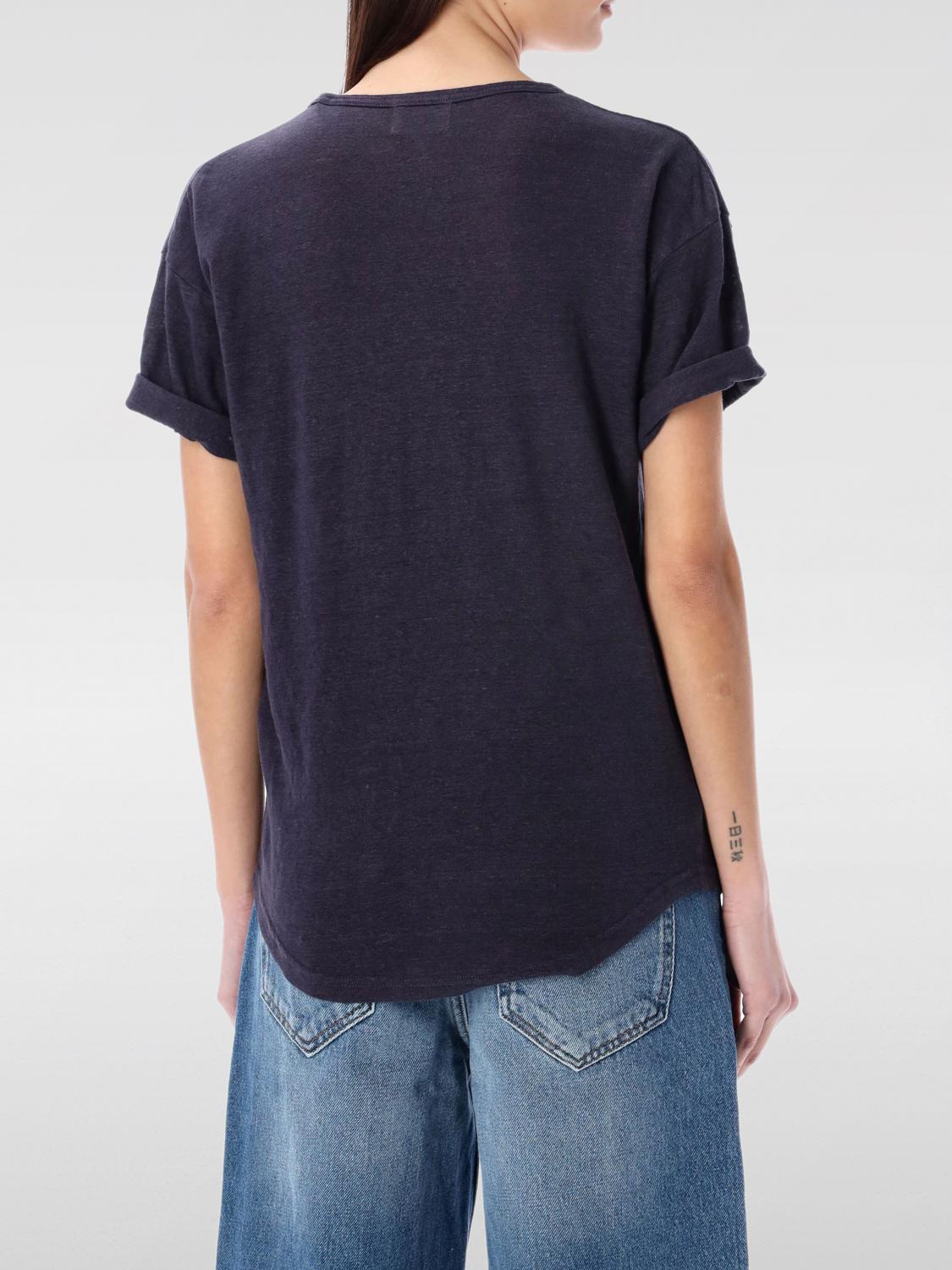 ISABEL MARANT ETOILE T恤: T恤 女士 Isabel Marant Etoile, 蓝色 1 - Img 2