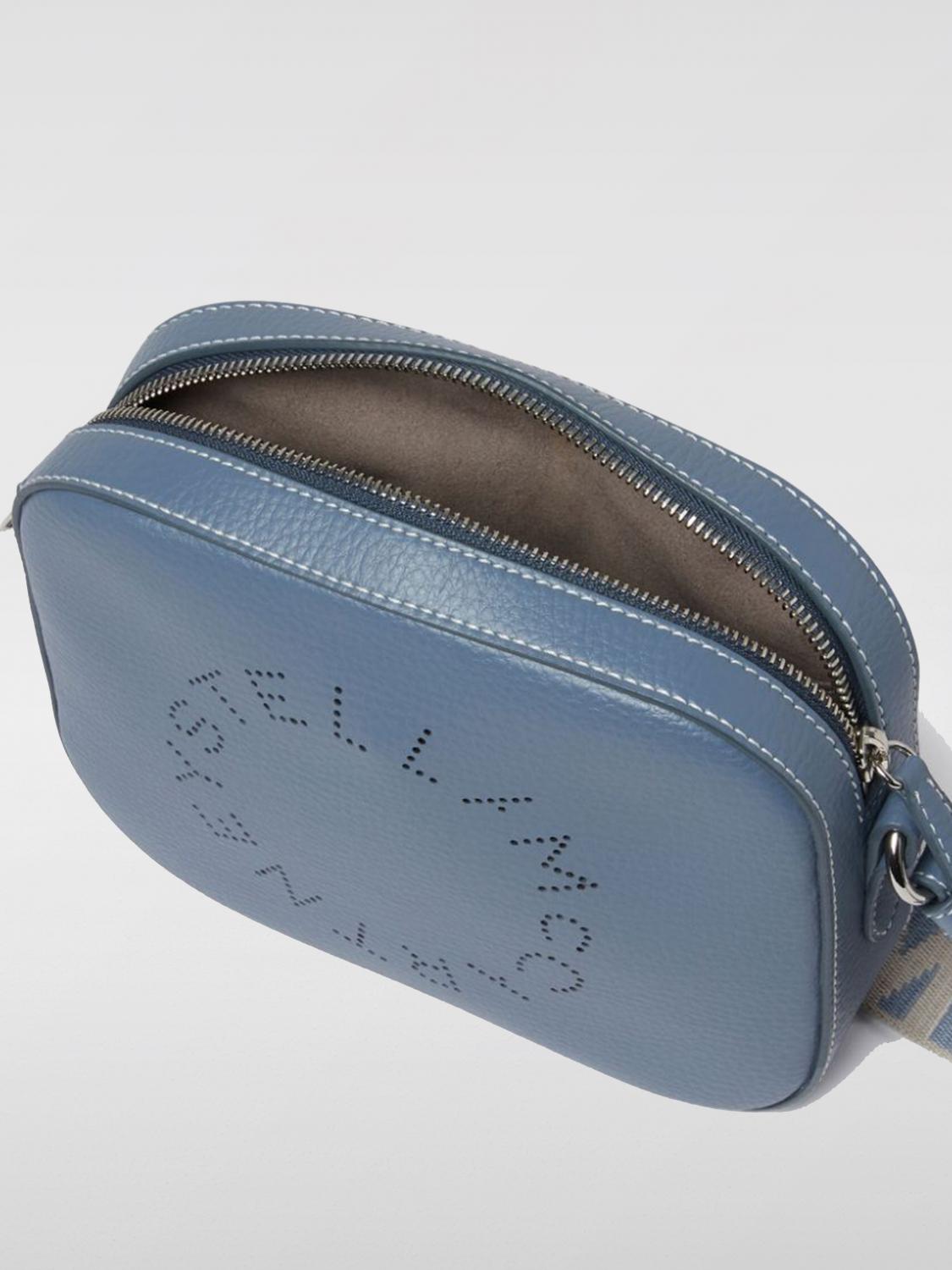 STELLA MCCARTNEY BORSA MINI: Borsa Stella McCartney in pelle sintetica a grana, Blue - Img 4