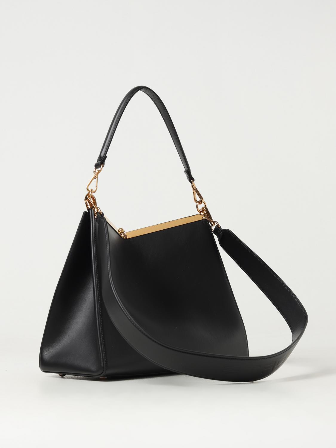 ETRO BORSA A SPALLA: Borsa Vela Etro in pelle, Nero - Img 2