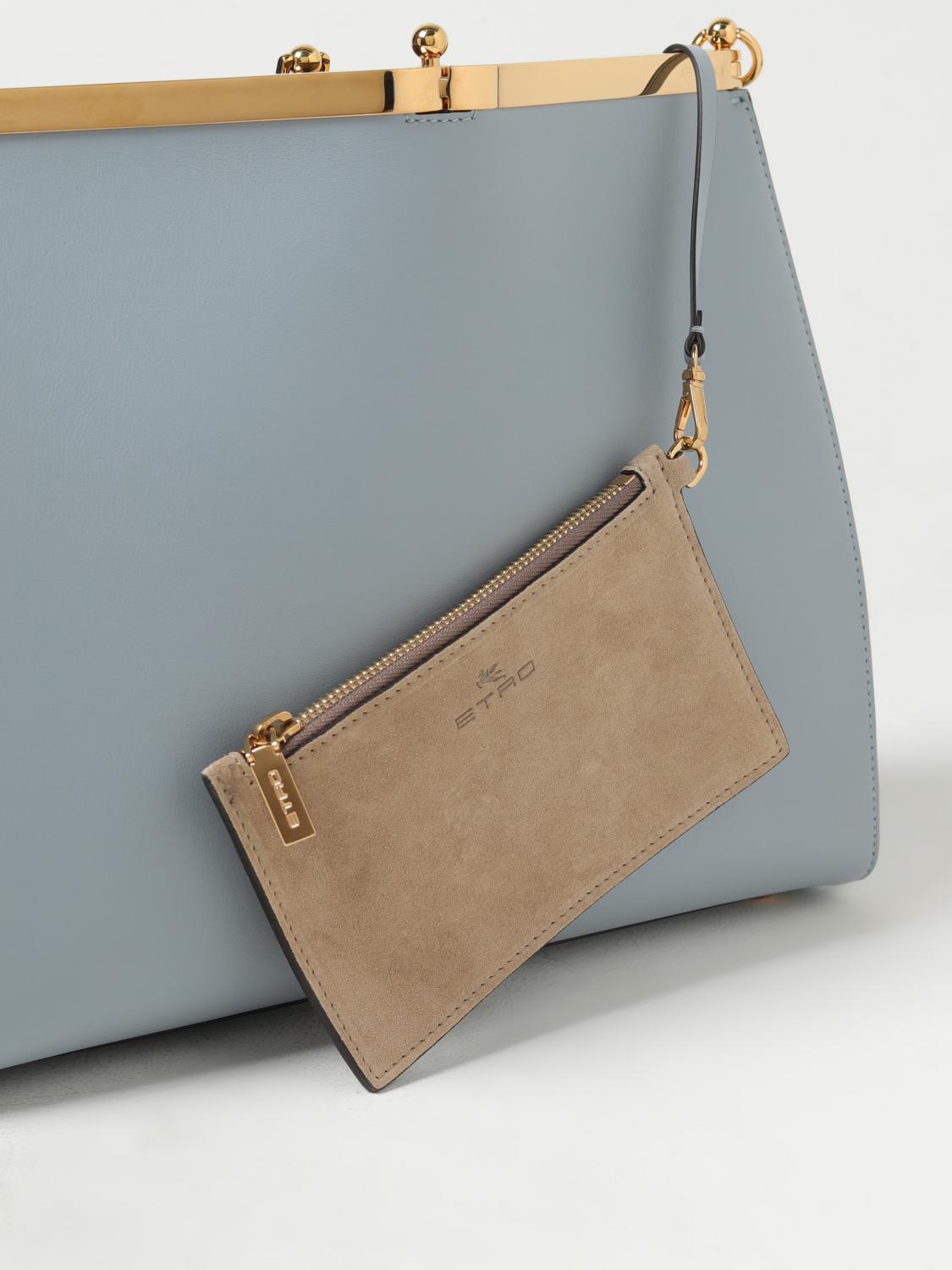 ETRO SCHULTERTASCHE: Handtasche damen Etro, Blau - Img 4