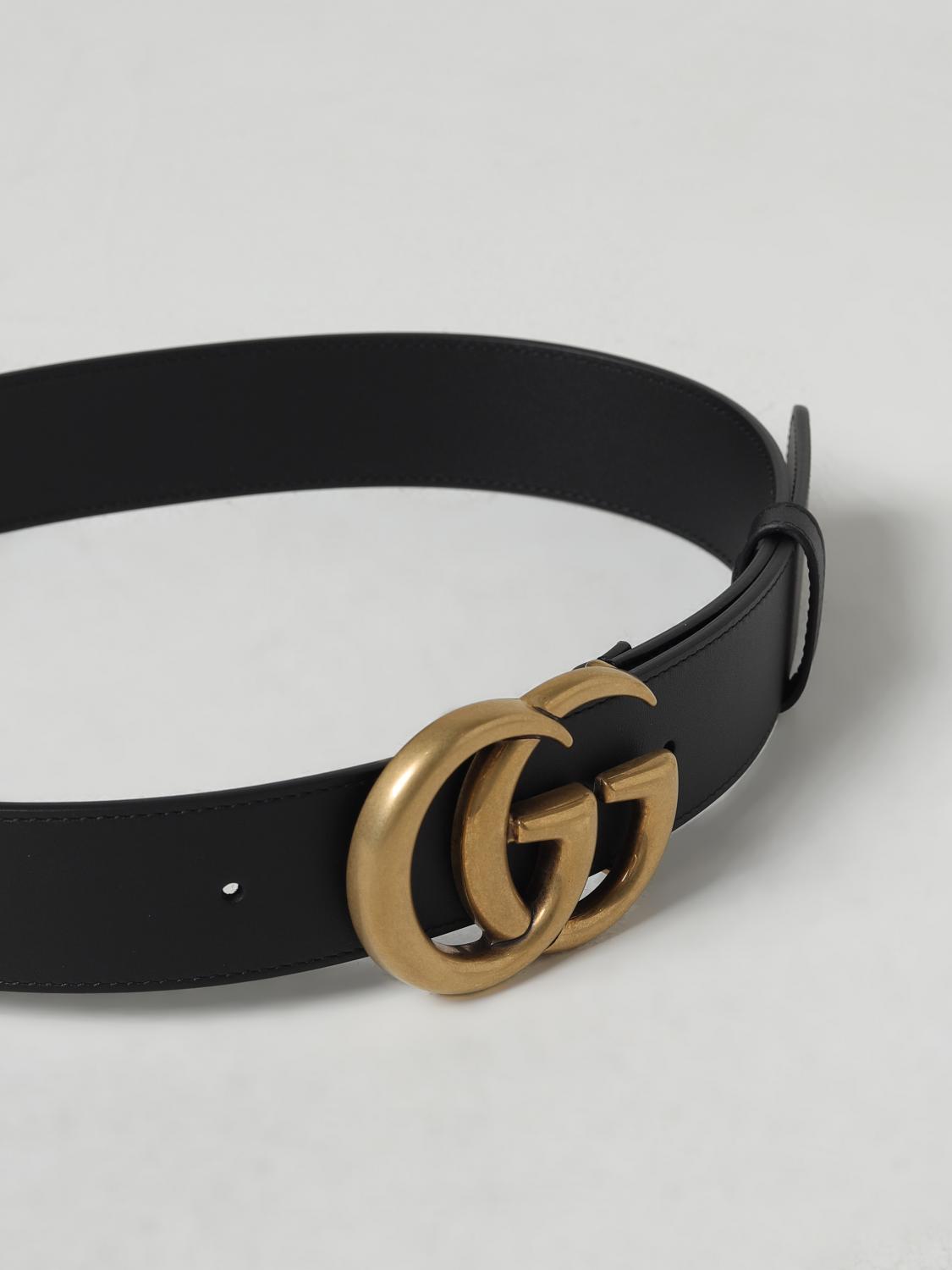 GUCCI 皮带: 皮带 女士 Gucci, 黑色 - Img 2