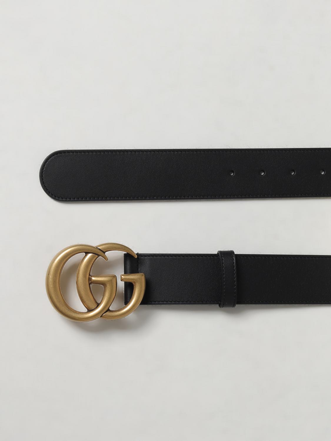 GUCCI 皮带: 皮带 女士 Gucci, 黑色 - Img 3