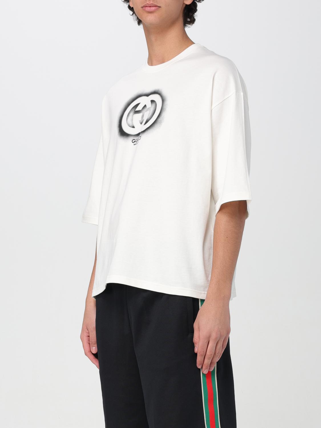 GUCCI: T-shirt men - White | Gucci t-shirt 768462XJF66