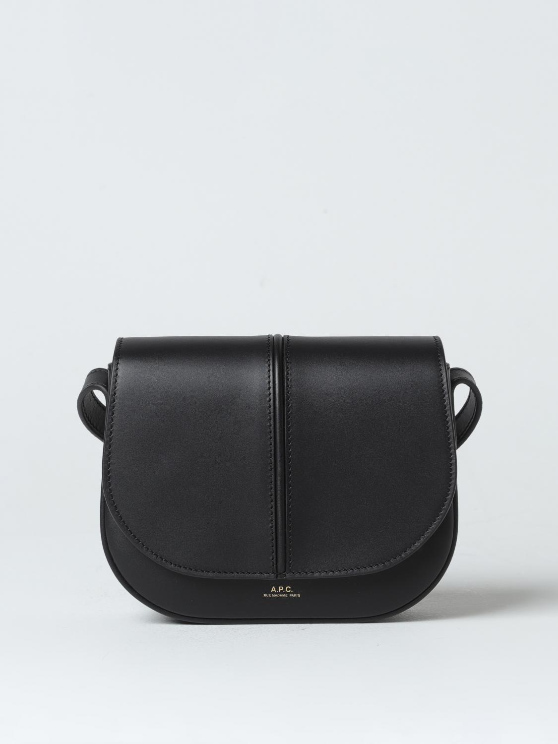 A.P.C. A.P.C. Betty bag in leather with logo - Black | PXAWVF61179