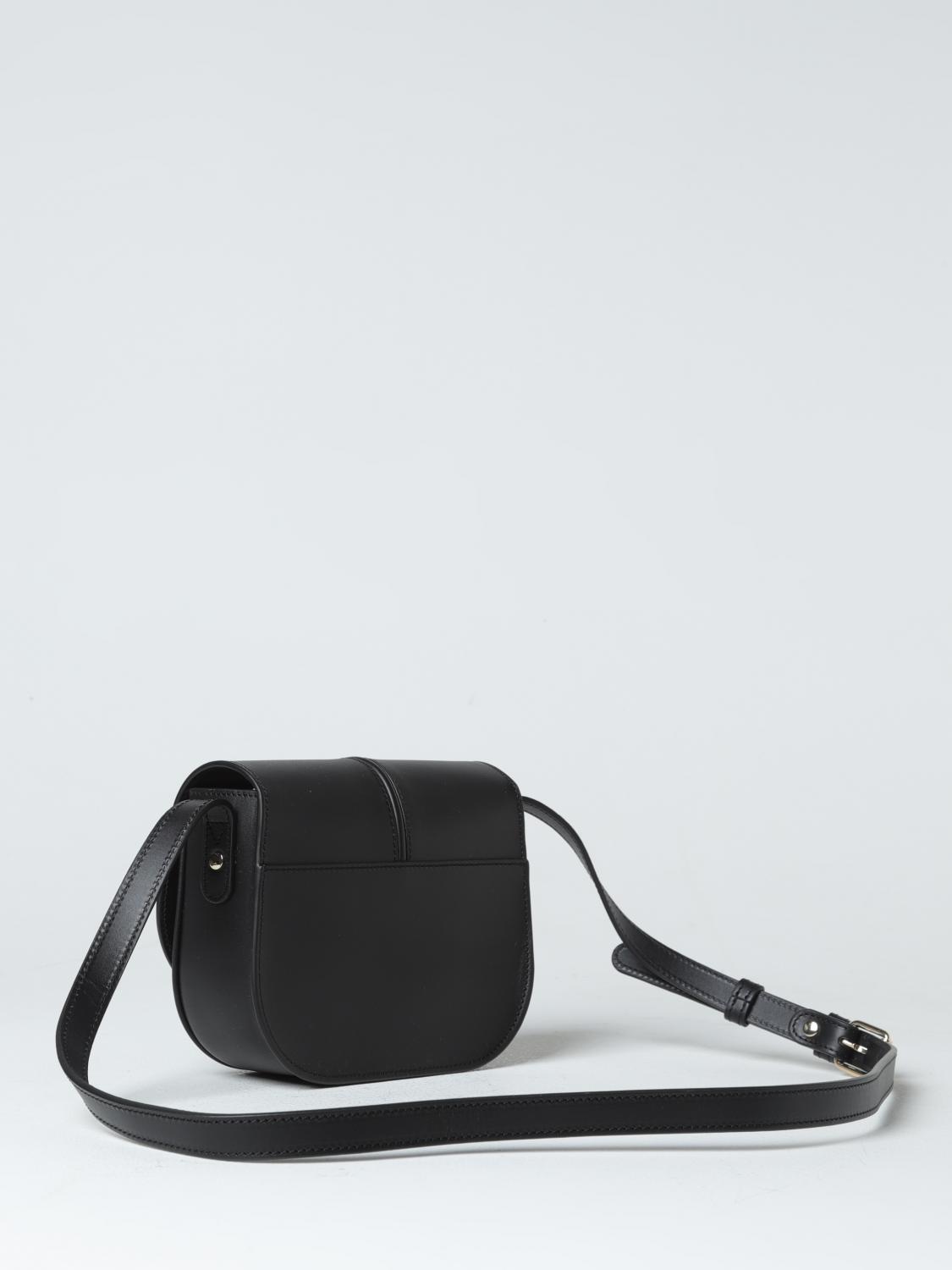A.P.C. A.P.C. Betty bag in leather with logo - Black | PXAWVF61179