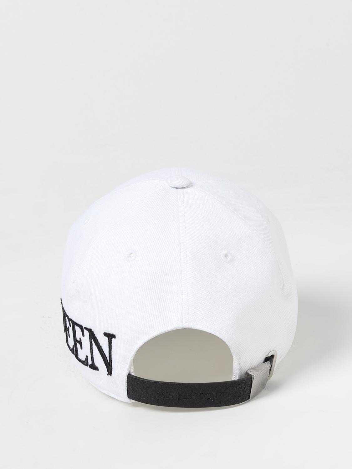 MCQUEEN CHAPEAU: Chapeau homme McQueen, Blanc - Img 4