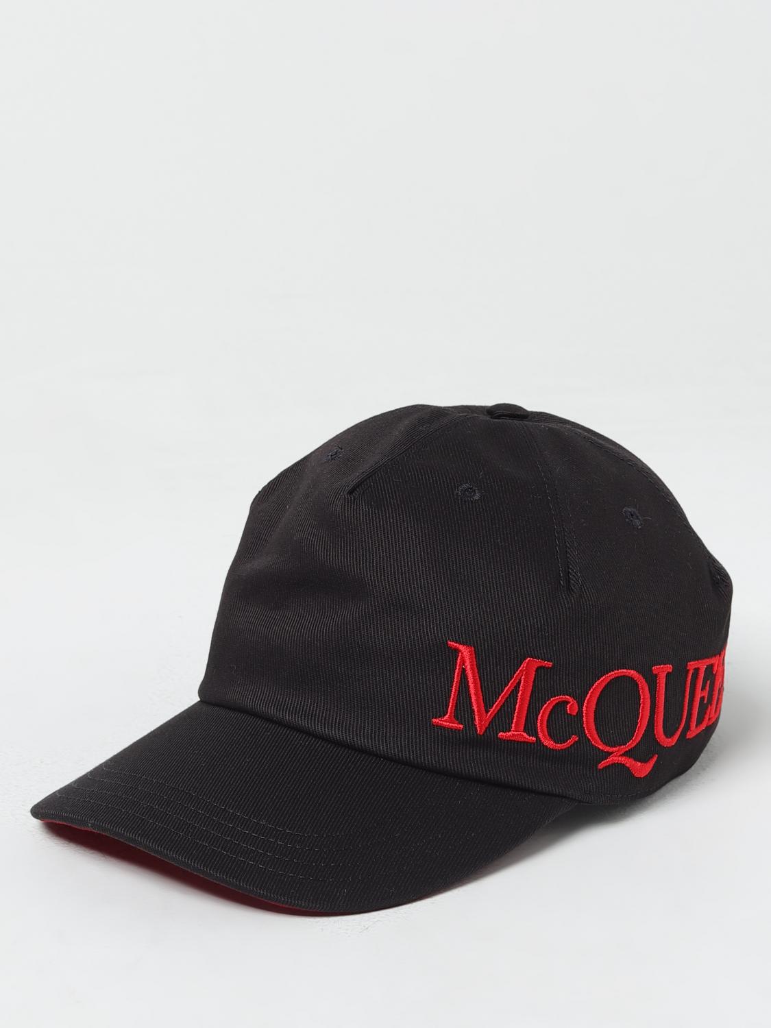MCQUEEN 모자: 모자 남성 McQueen, 블랙 - Img 1